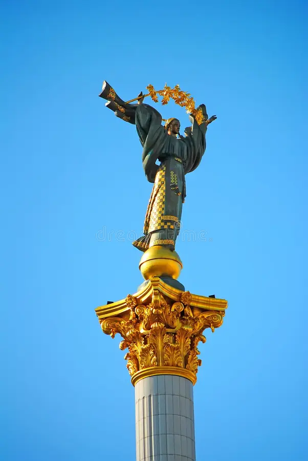 Independence Monument in Kyiv, Ukraine